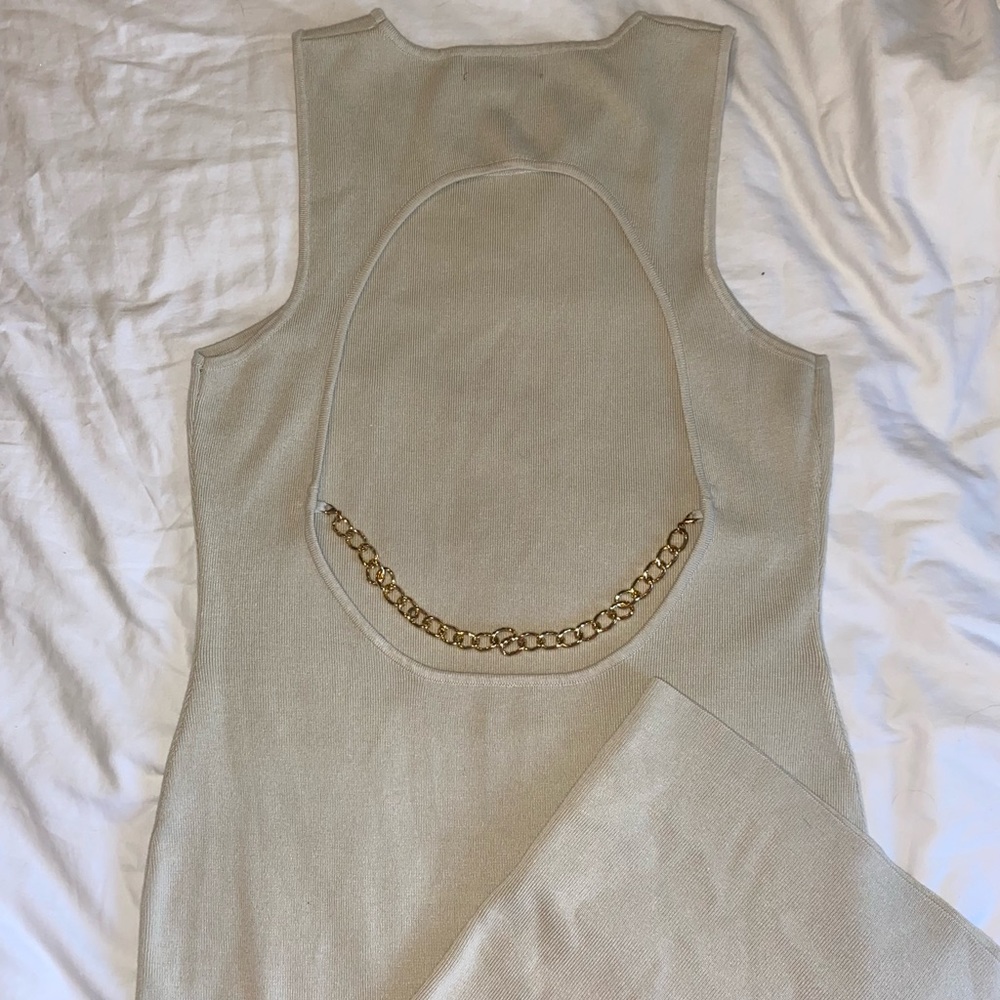 Open back bodycon dress